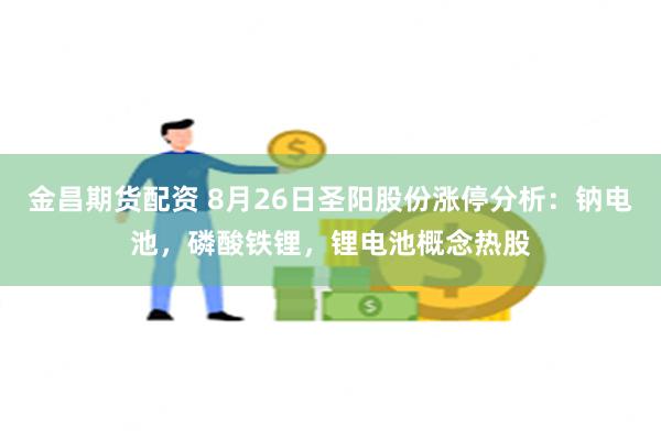 金昌期货配资 8月26日圣阳股份涨停分析：钠电池，磷酸铁锂，锂电池概念热股