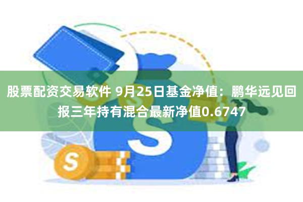 股票配资交易软件 9月25日基金净值：鹏华远见回报三年持有混合最新净值0.6747